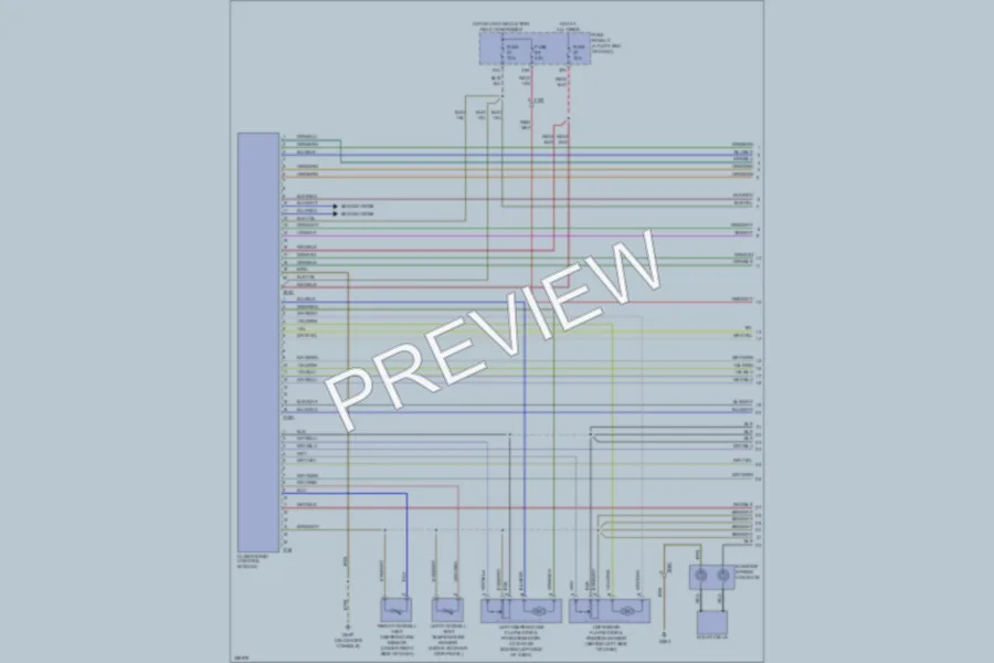 2010 Volkswagen Passat Air Conditioning wiring diagram preview
