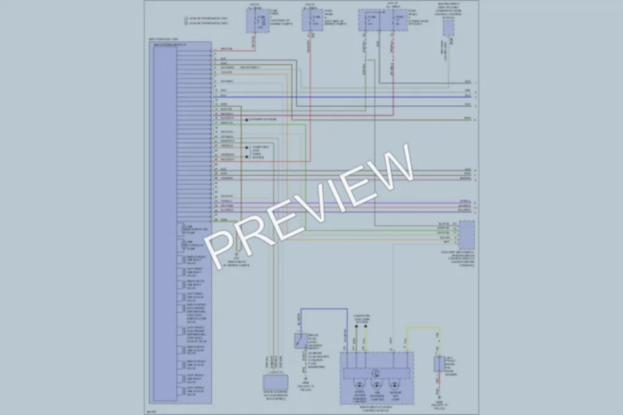 2010 Volkswagen Passat Anti Lock Brakes wiring diagram preview
