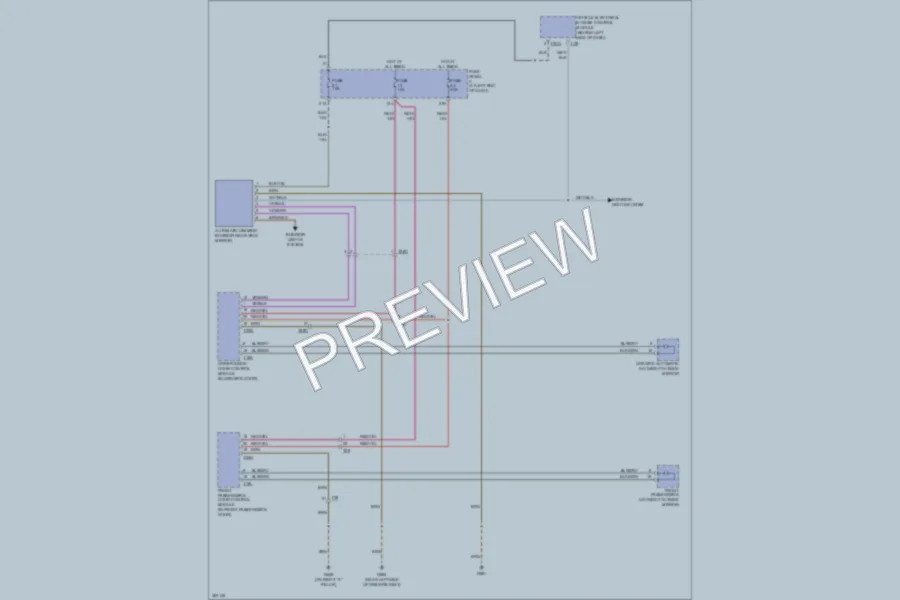 2010 Volkswagen Passat Power Mirrors wiring diagram preview