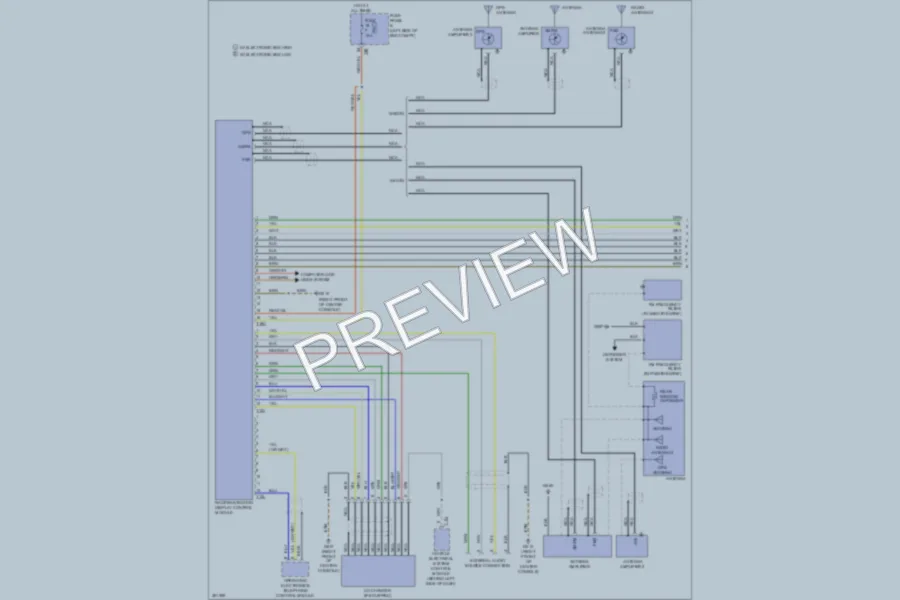 2010 Volkswagen Passat Radio wiring diagram preview