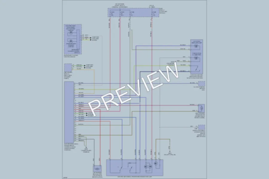 2010 Volkswagen Passat Shift Interlock wiring diagram preview