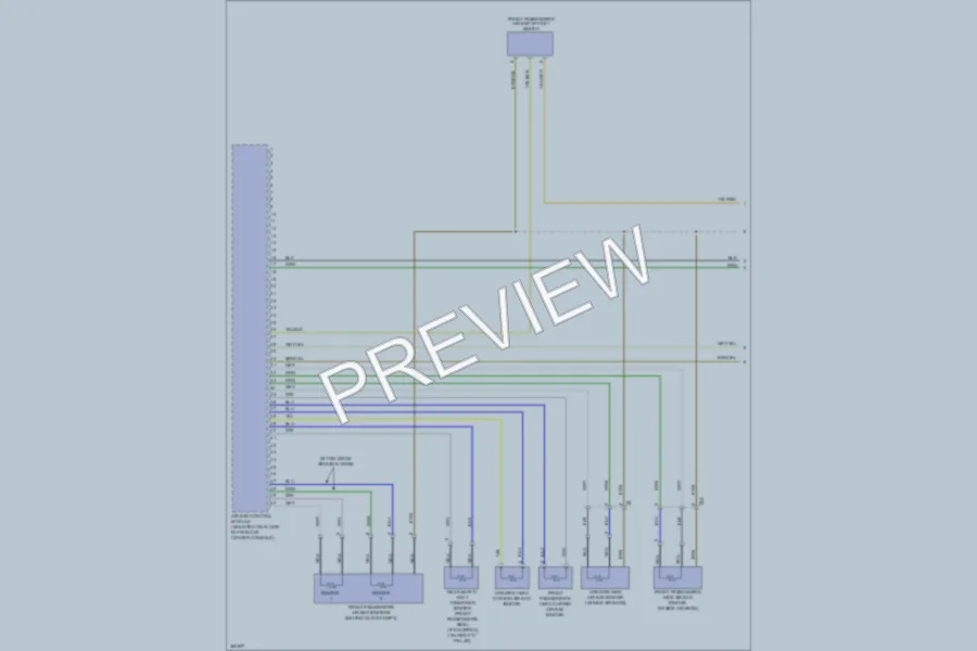 2010 Volkswagen Passat Supplemental Restraints wiring diagram preview
