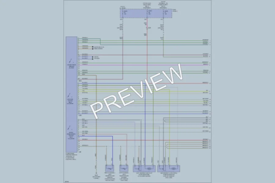 2010 Volkswagen PassatCC Air Conditioning wiring diagram preview
