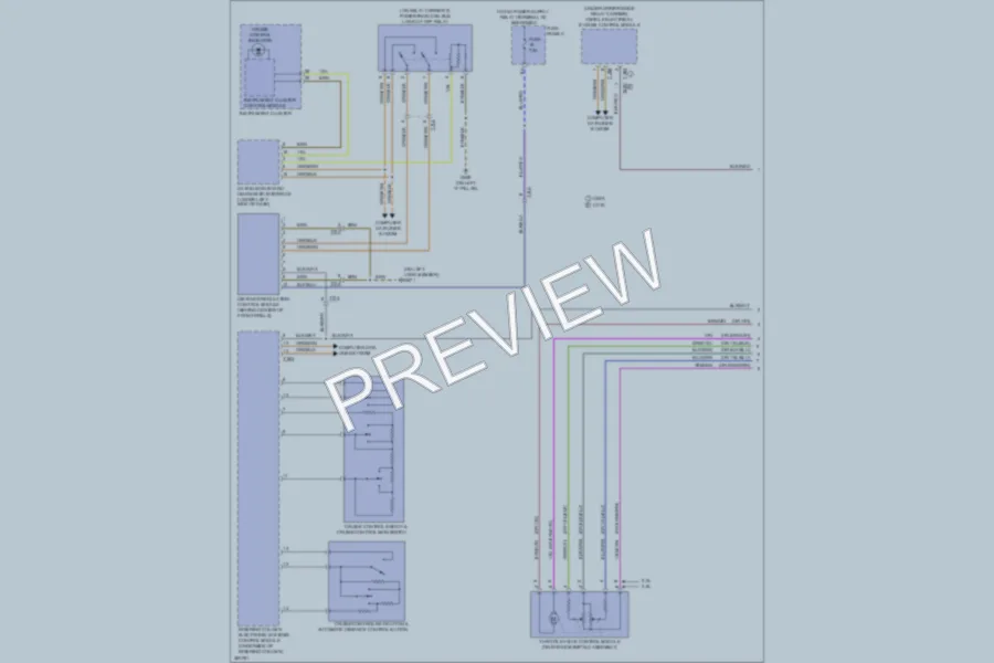 2010 Volkswagen PassatCC Cruise Control wiring diagram preview