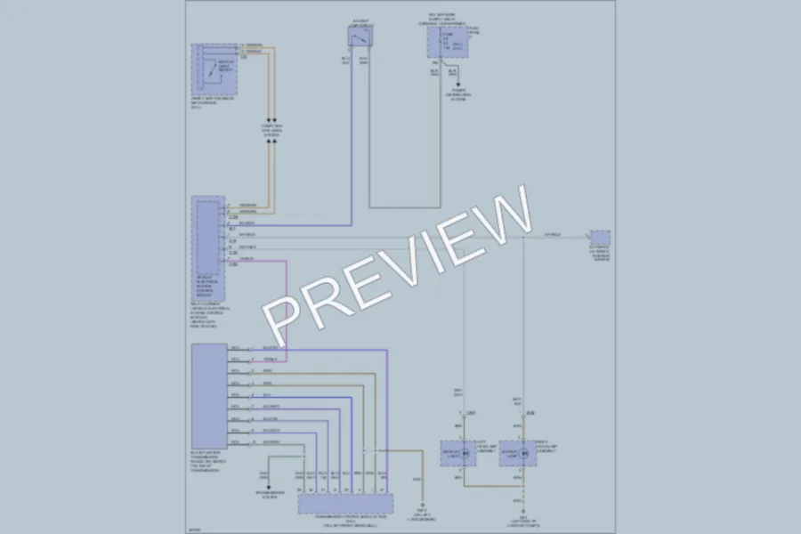 2010 Volkswagen PassatCC Exterior Lights wiring diagram preview