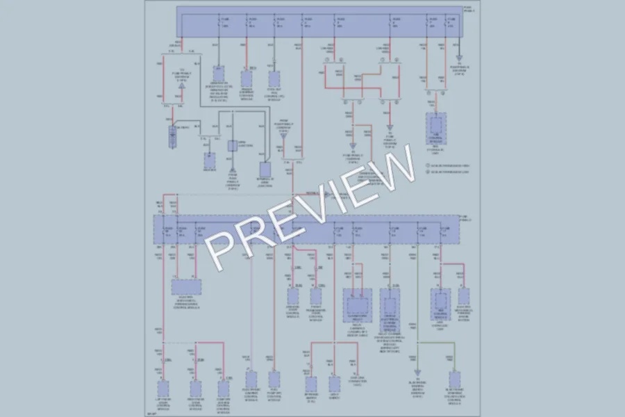 2010 Volkswagen PassatCC Power Distribution wiring diagram preview