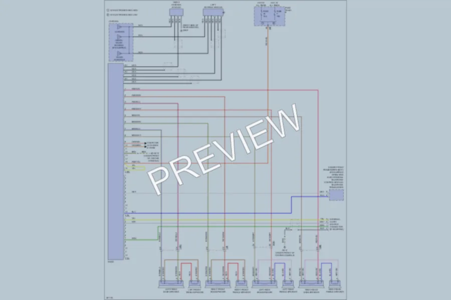 2010 Volkswagen PassatCC Radio wiring diagram preview