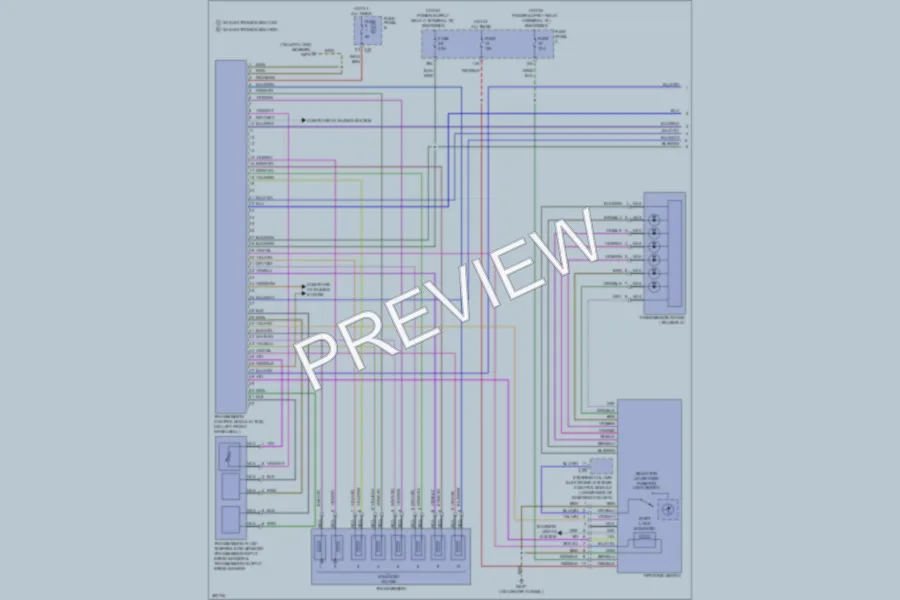2010 Volkswagen PassatCC Transmission wiring diagram preview