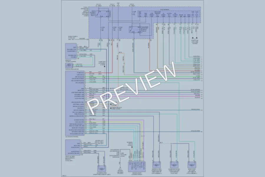 2010 Volkswagen Routan Air Conditioning wiring diagram preview