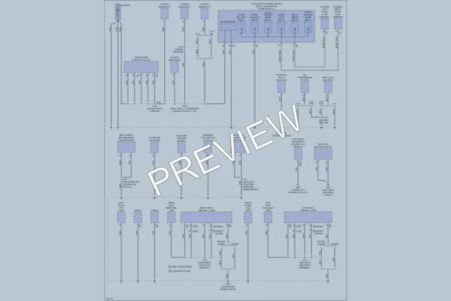 2010 Volkswagen Routan Ground Distribution wiring diagram preview