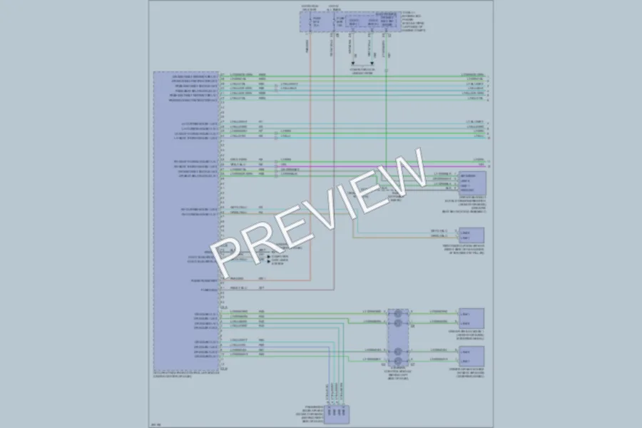 2010 Volkswagen Routan Supplemental Restraints wiring diagram preview