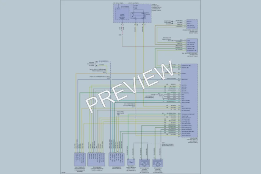 2010 Volkswagen Routan Transmission wiring diagram preview