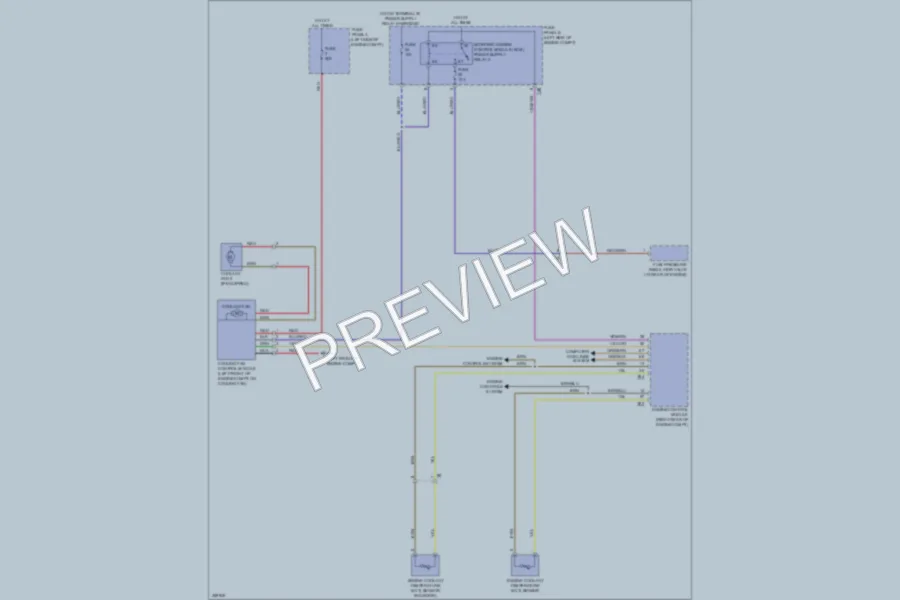 2010 Volkswagen Tiguan Cooling Fan wiring diagram preview