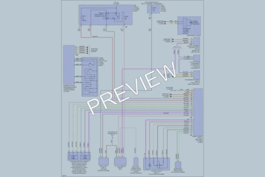 2010 Volkswagen Tiguan Cruise Control wiring diagram preview