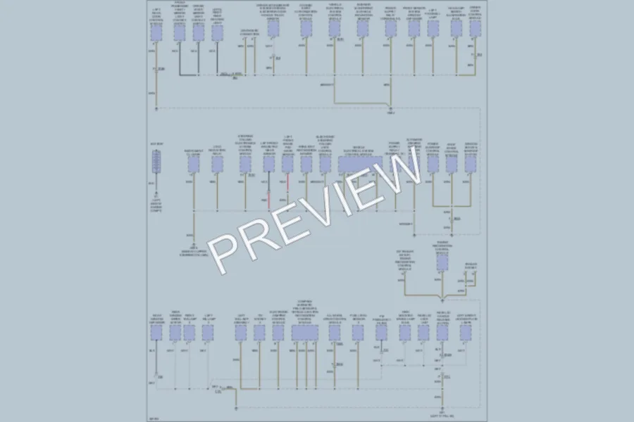 2010 Volkswagen Tiguan Ground Distribution wiring diagram preview