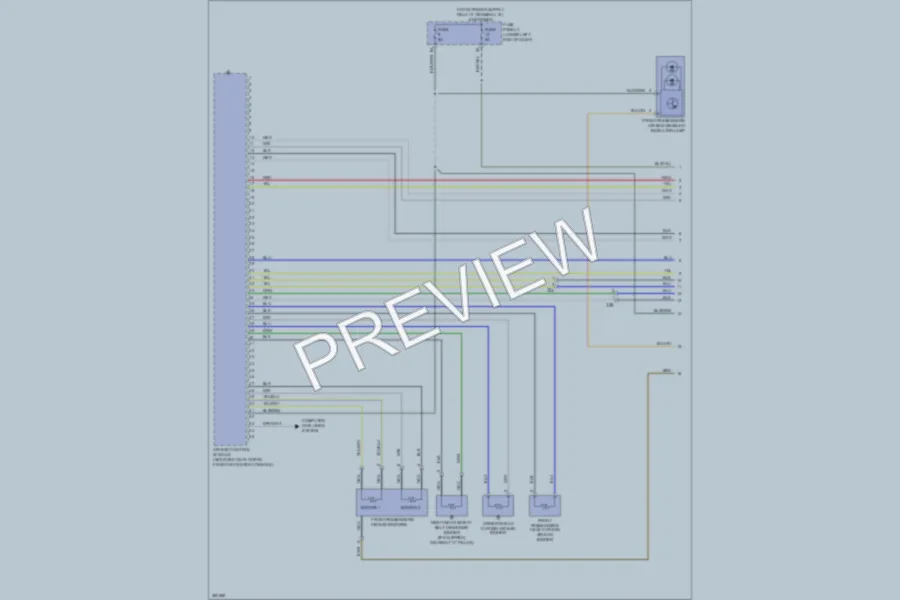 2010 Volkswagen Tiguan Supplemental Restraints wiring diagram preview
