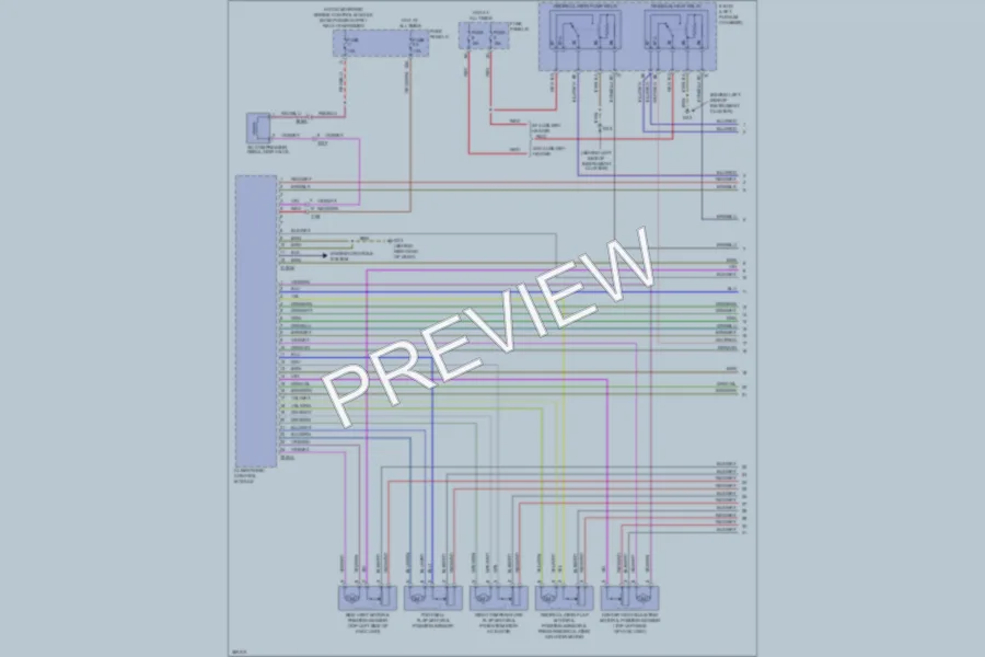 2010 Volkswagen Touareg Air Conditioning wiring diagram preview