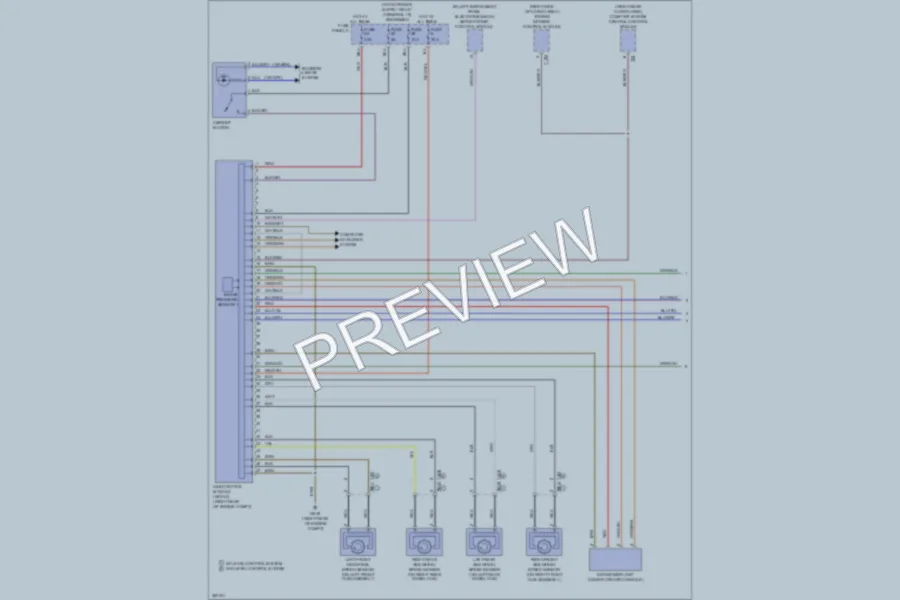 2010 Volkswagen Touareg Anti Lock Brakes wiring diagram preview