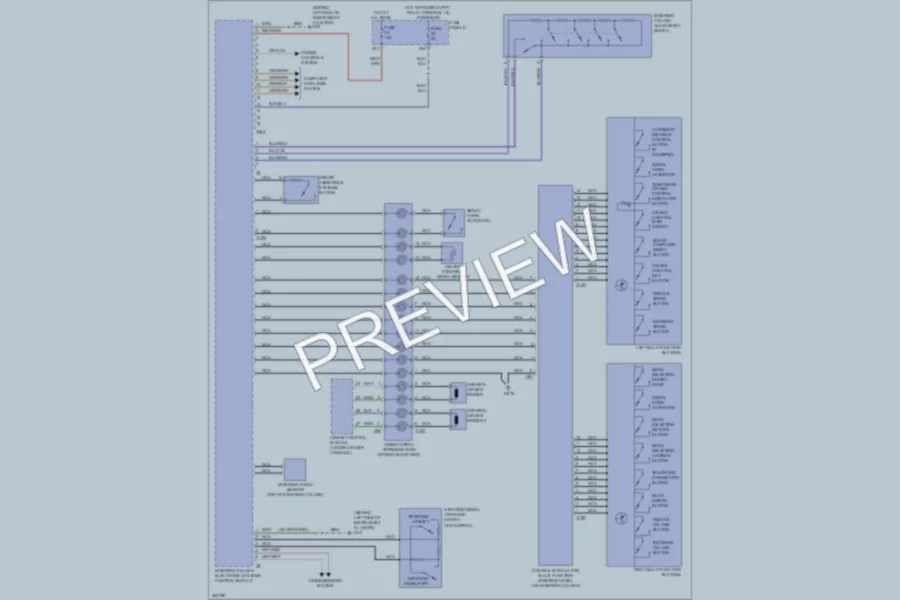 2010 Volkswagen Touareg Body Control Modules wiring diagram preview