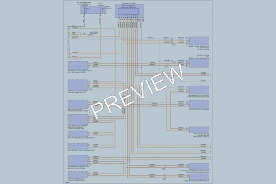 2010 Volkswagen Touareg Computer Data Lines wiring diagram preview