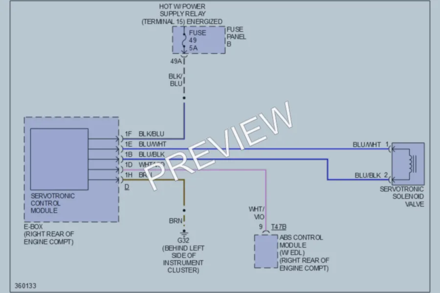 2010 Volkswagen Touareg Electronic Power Steering wiring diagram preview