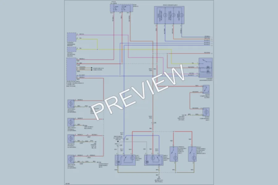 2010 Volkswagen Touareg Interior Lights wiring diagram preview