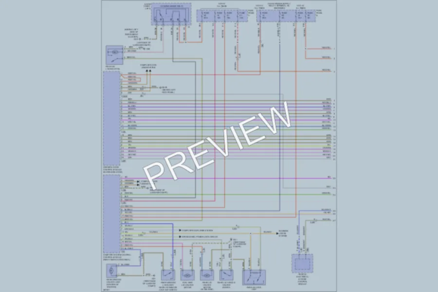 2010 Volkswagen Touareg Power Door Locks wiring diagram preview