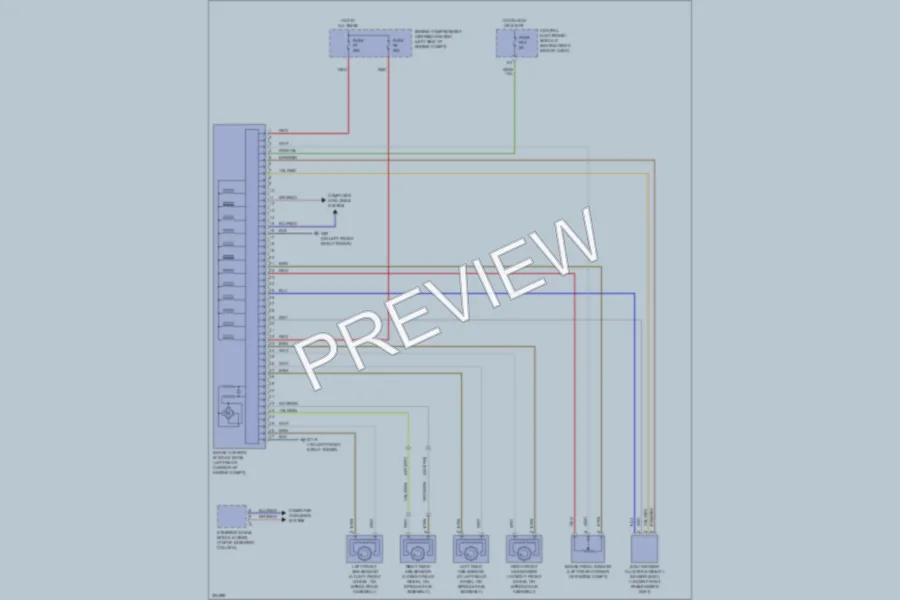 2010 Volvo C30 Anti Lock Brakes wiring diagram preview