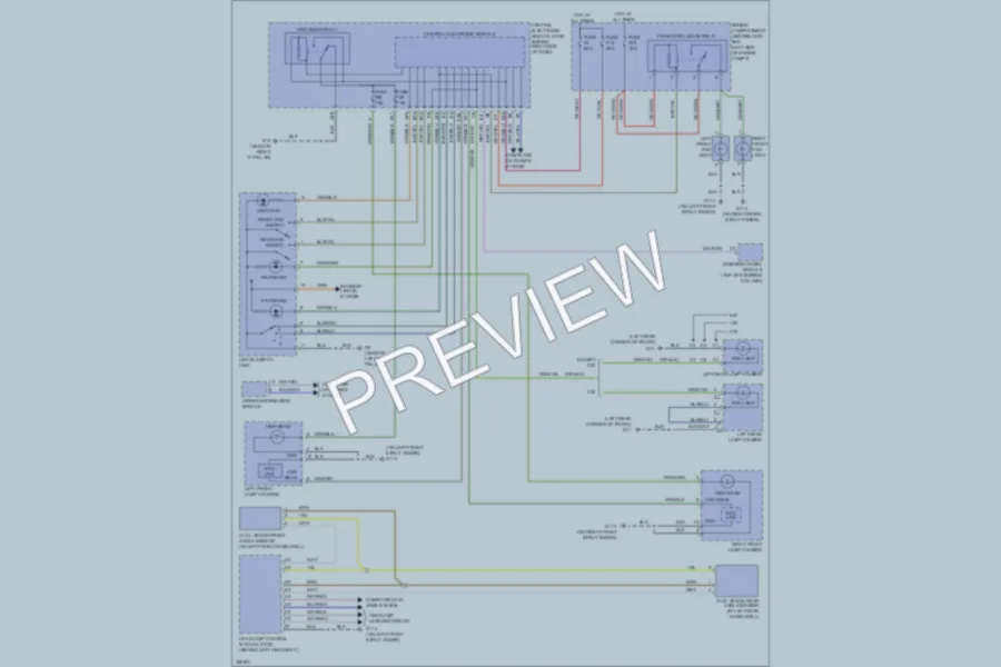 2010 Volvo C30 Headlights wiring diagram preview