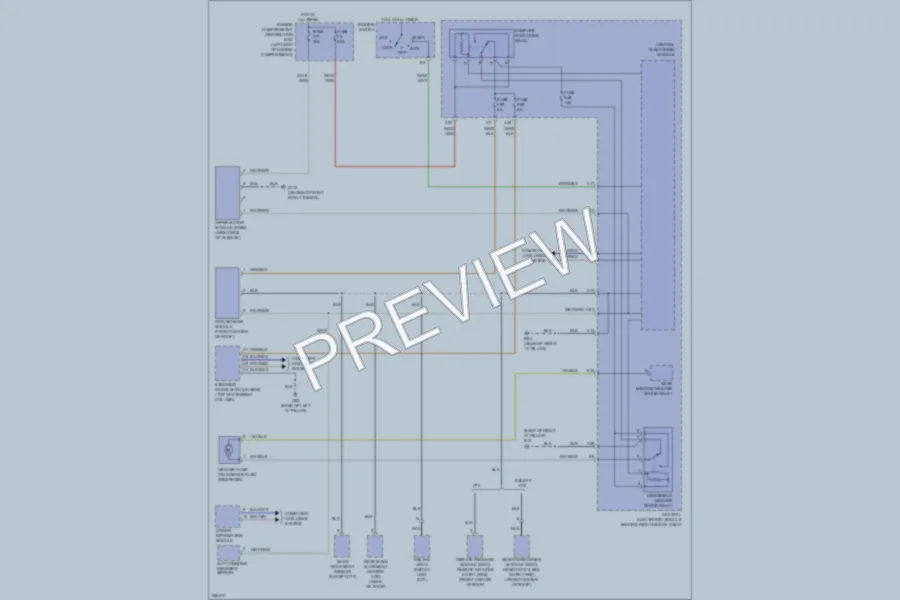 2010 Volvo C30 Wiper Washer wiring diagram preview