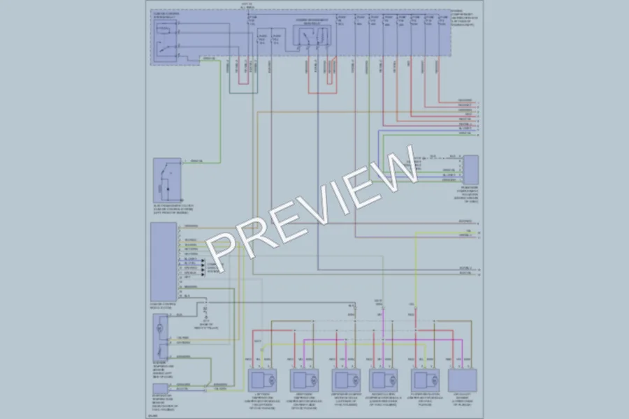 2010 Volvo C70 Air Conditioning wiring diagram preview