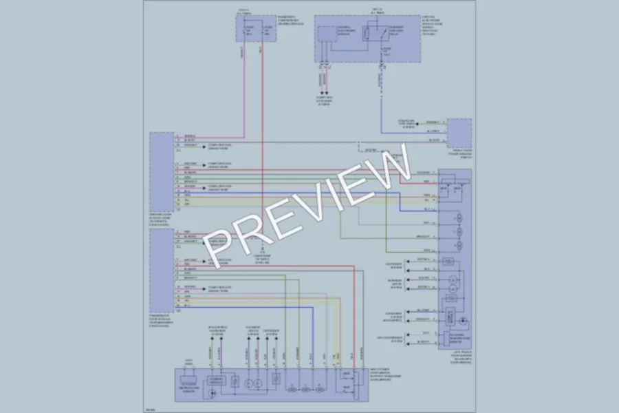 2010 Volvo S80 Memory Systems wiring diagram preview