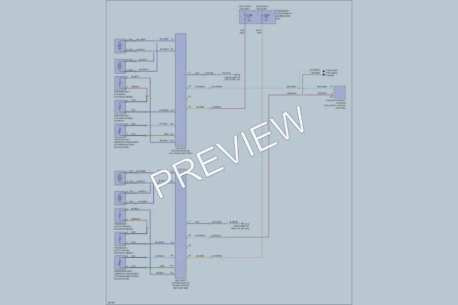2010 Volvo S80 Power Seats wiring diagram preview
