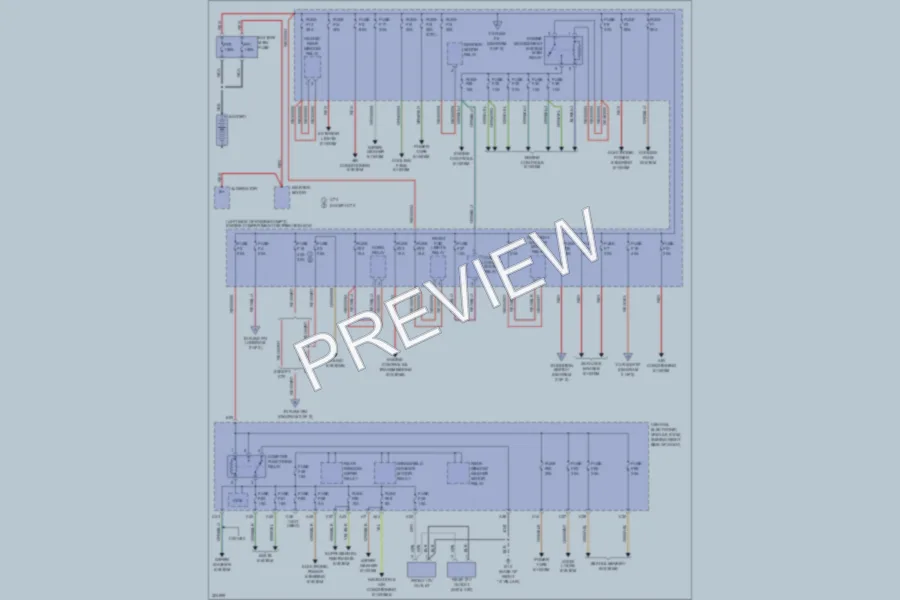 2010 Volvo V50 Power Distribution wiring diagram preview