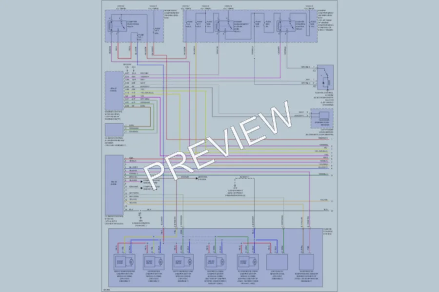 2010 Volvo V70 Air Conditioning wiring diagram preview