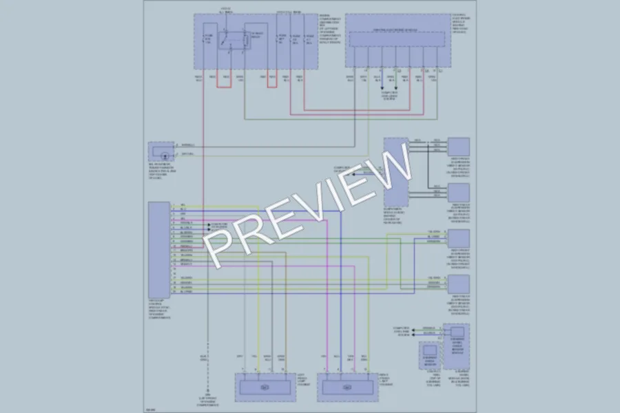 2010 Volvo V70 Headlights wiring diagram preview