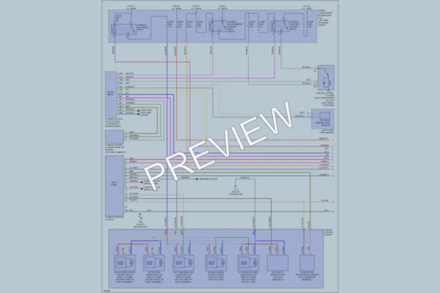 2010 Volvo XC60 Air Conditioning wiring diagram preview