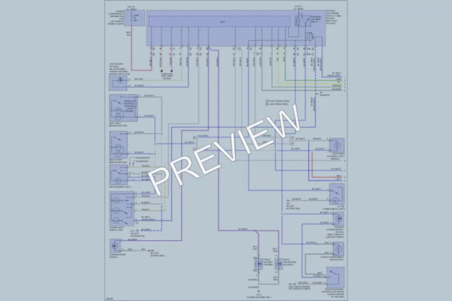 2010 Volvo XC60 Interior Lights wiring diagram preview
