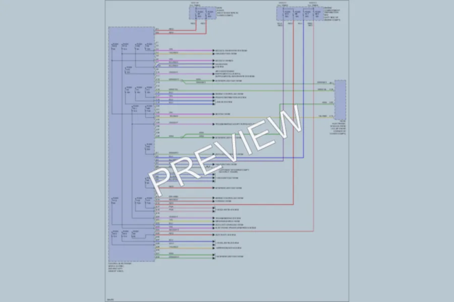 2010 Volvo XC90 Body Control Modules wiring diagram preview
