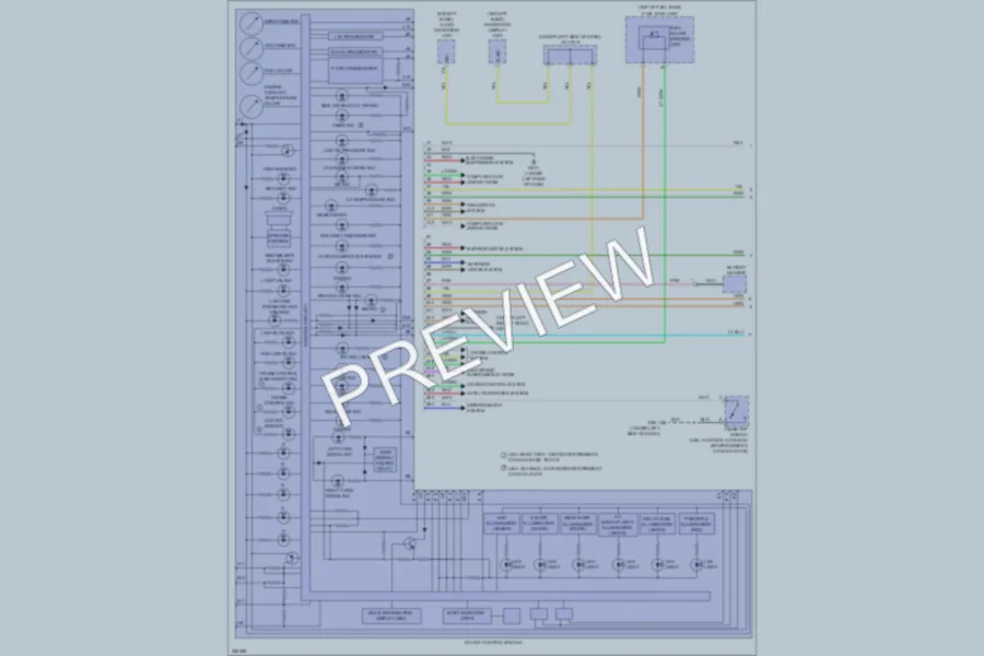 2011 Acura MDX Instrument Cluster wiring diagram preview