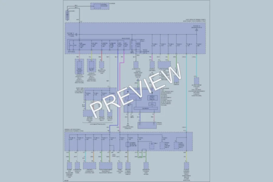 2011 Acura MDX Power Distribution wiring diagram preview