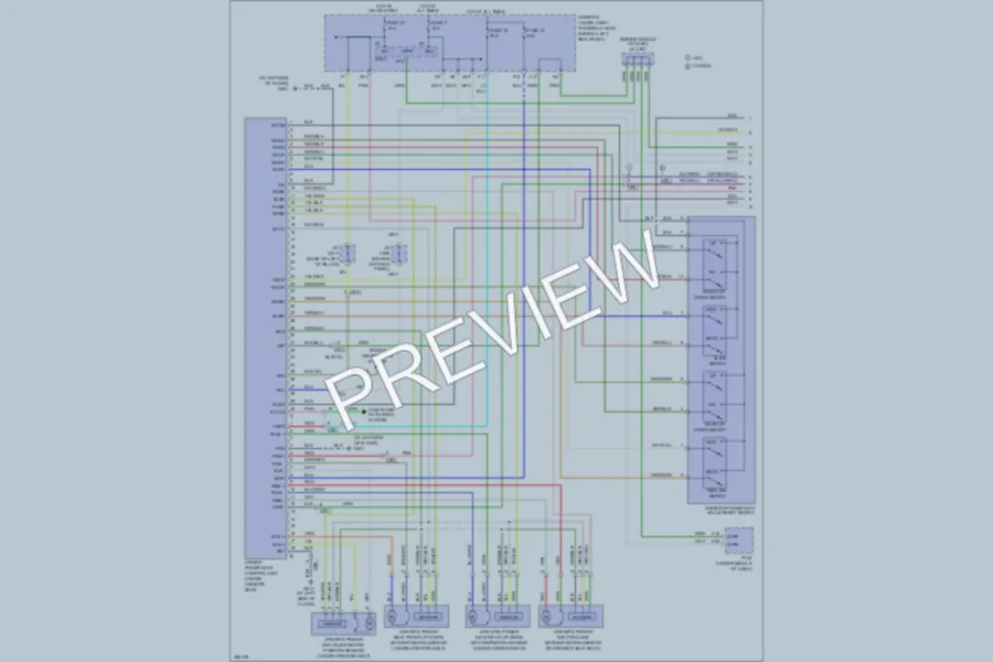 2011 Acura RL Memory Systems wiring diagram preview
