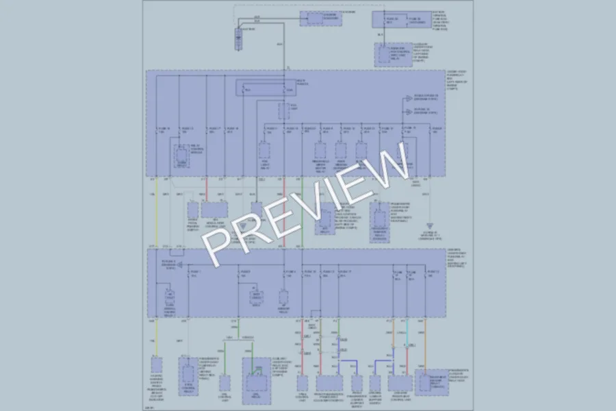 2011 Acura RL Power Distribution wiring diagram preview