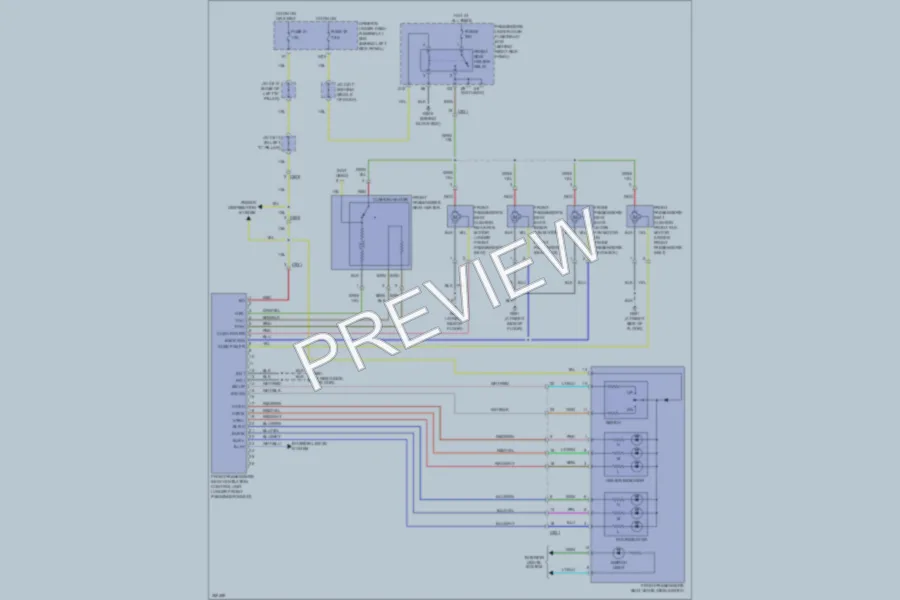2011 Acura RL Power Seats wiring diagram preview