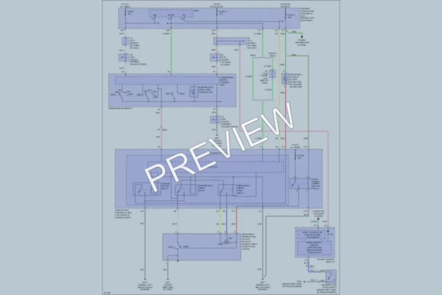 2011 Acura RL Wiper Washer wiring diagram preview