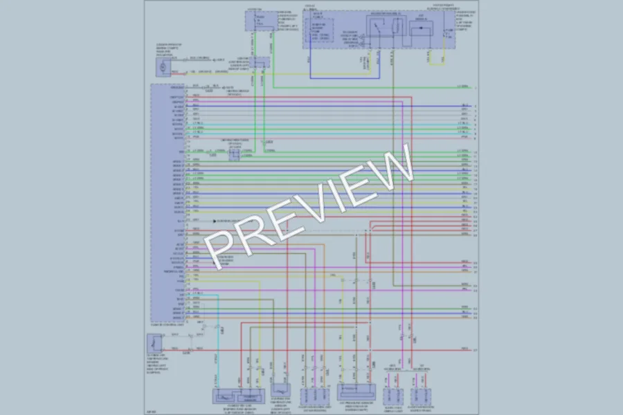 2011 Acura TL Air Conditioning wiring diagram preview