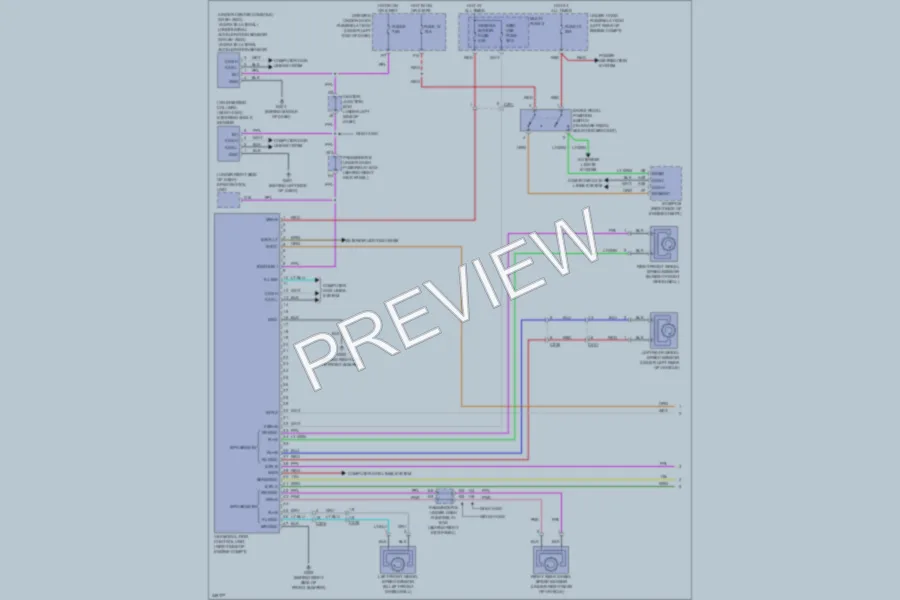 2011 Acura TL Anti Lock Brakes wiring diagram preview