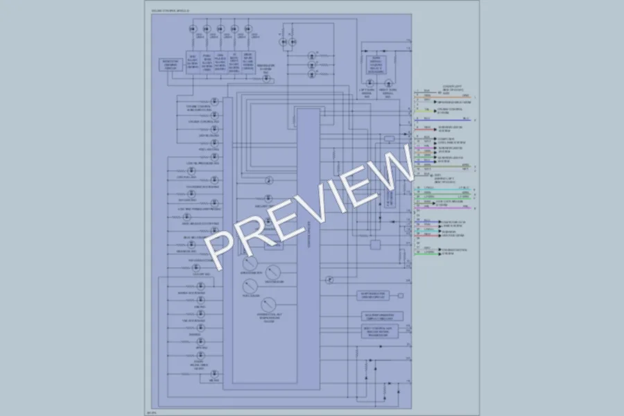 2011 Acura TL Instrument Cluster wiring diagram preview