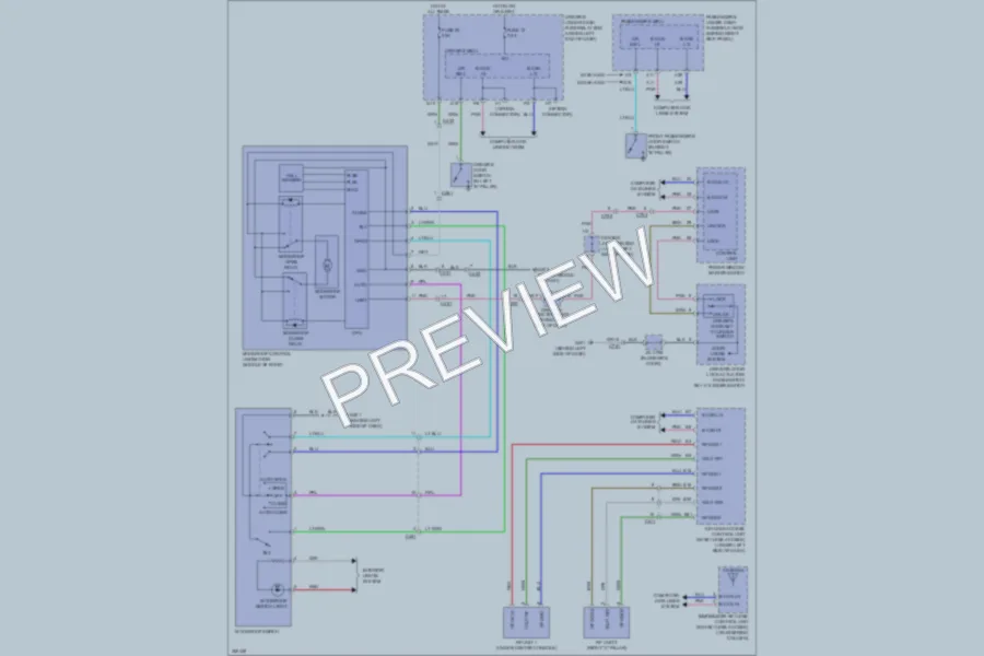 2011 Acura TL Power Top Sunroof wiring diagram preview