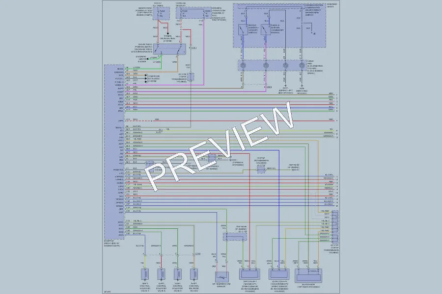 2011 Acura TL Transmission wiring diagram preview